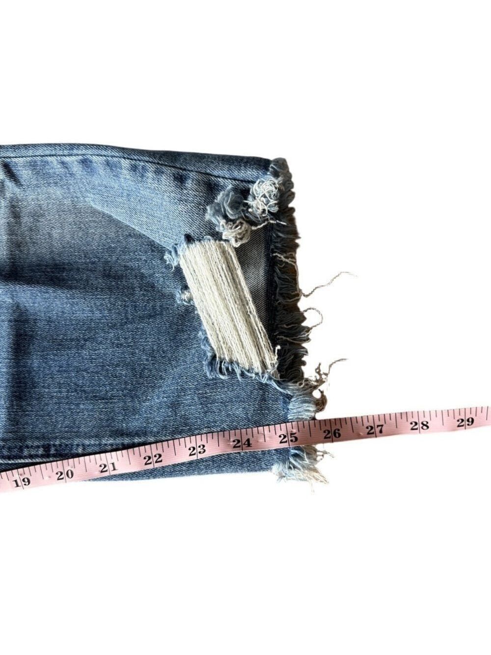 β JUDY BLUE distressed straight crop jeans π sz 5/27 β¨ - Picture 16 of 16